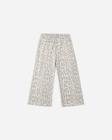 Wide Leg Sweatpant || Blue Leopard by Rylee + Cru