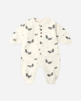 Relaxed Fleece Jumpsuit || Baby Bats by Quincy Mae