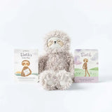 Back To School Sloth Stuffie + Introduction To Routines Book by Slumberkins