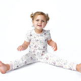 Once Upon a Time Bamboo Short Sleeve Pajama Pant Set by Emerson and Friends