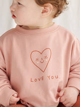 Relaxed Sweatshirt || Love by Quincy Mae