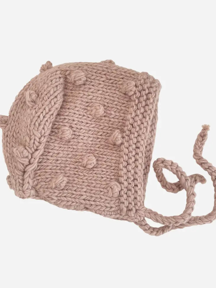 Popcorn Bonnet in Blush by The Blueberry Hill