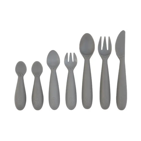 Developmental Utensil Set in Gray by ezpz