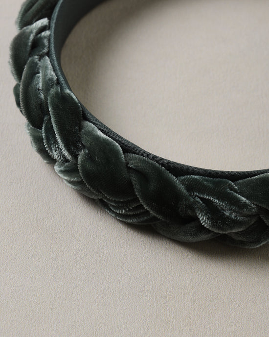 Braided Headband || Green by Noralee