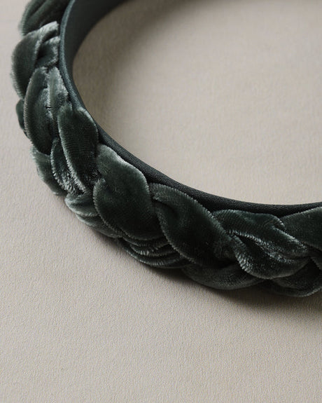Braided Headband || Green by Noralee