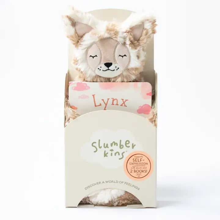 Lynx's Self Expression Set - Lovey with 2 Books! by Slumberkins