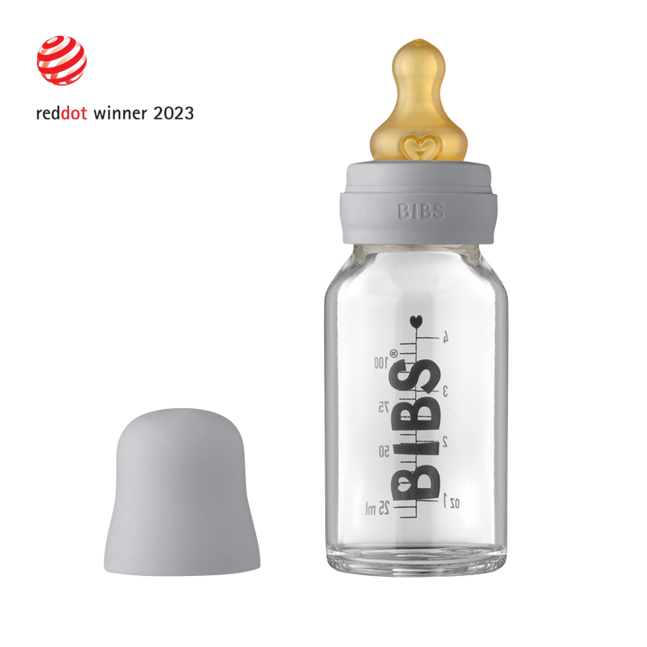 BIBS - Baby Glass Bottle Complete Set