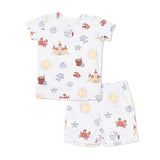 Loungewear Short Set- Sunny Sandcastles by Angel Dear