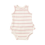 Ruffle Tank Bubble - Silver Pink + Sugar Swizzle by Angel Dear
