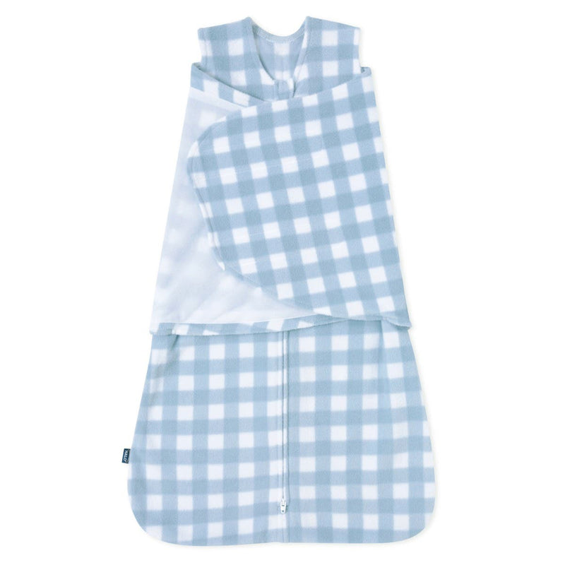 Swaddle Micro-Fleece TOG 3.0- Gingham Blue by Halo