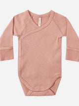Side Snap Bodysuit || Pink by Quincy Mae