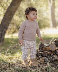 Knit Sweater || Heathered Almond by Quincy Mae