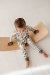 Fleece Sweatpants- Fern Checkered by babysprouts