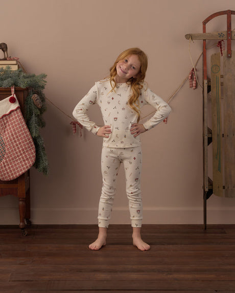 Organic Long Sleeve Pajama Set || Favorite Things by Rylee + Cru