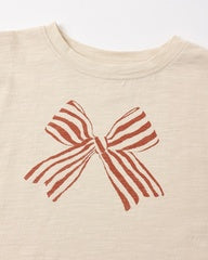 Ruffle Long Sleeve Tee || Bow by Rylee + Cru