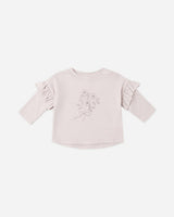 Ruffle Long Sleeve Tee || Fleur by Quincy Mae