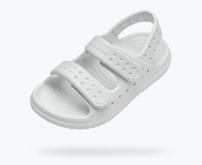 Native Chase kids sandals in Bone White