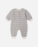 Relaxed Jumpsuit || Slate Stripe by Quincy Mae