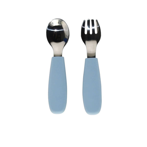 Toddler Cutlery Set - Lily Blue by noüka