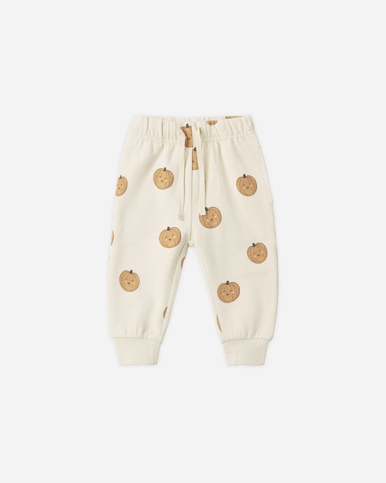Relaxed Fleece Sweatpant || Pumpkins by Quincy Mae