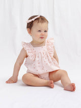 Maya Romper || Heart Confetti by Quincy Mae