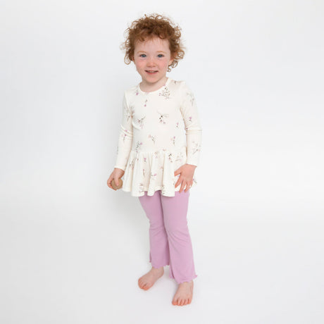 Peplum Top and Flare Pant - Wispy Floral by Angel Dear