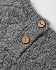 Knit Sweater || Heathered Slate by Quincy Mae
