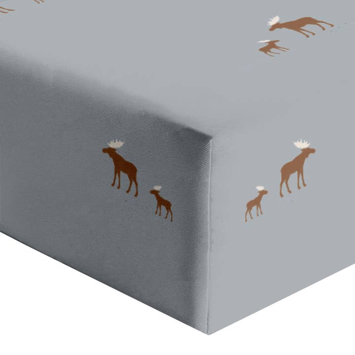 Crib Sheet- Moose by Gunamuna