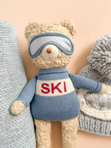 Benjamin Bear Ski Plushie | Baby Kids Toy Animal Fall Winter by The Blueberry Hill