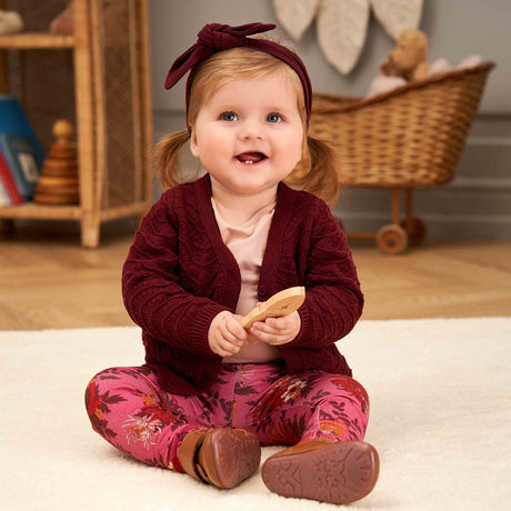 Bloomy Leggings in Boysenberry/Fig/Berry by Müsli