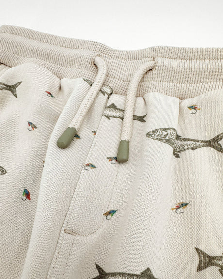 Bowie Fishing Jogger - Oatmeal French Terry by Feather 4 Arrow