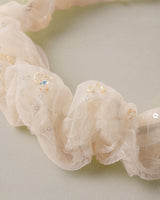 Gathered Headband || Pearl by Noralee