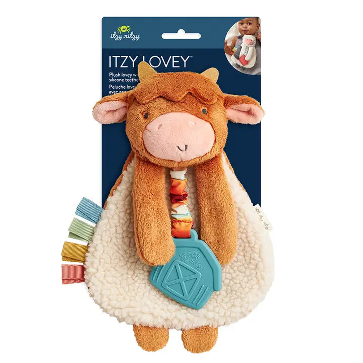 Highland Cow Itzy Friends Lovey™ Plush by Itzy Ritzy