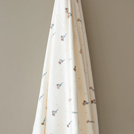 Minky Stretch Swaddle/Blanket- Floral by Saranoni