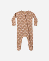 Bamboo Zip Footie || Fall Floral by Quincy Mae
