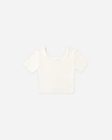 Scallop Tee || Natural by Rylee + Cru