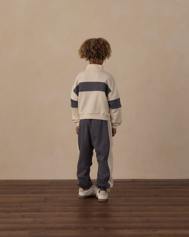 Panel Stripe Half Zip Outdoor Club by Rylee + Cru