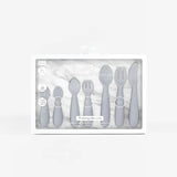 Developmental Utensil Set in Gray by ezpz