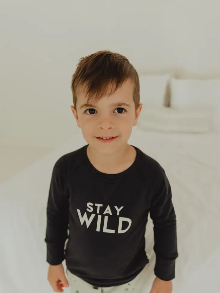 Raglan Sweatshirt in Stay Wild by babysprouts