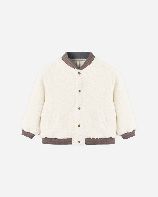 Sherpa Bomber || Natural by Rylee + Cru