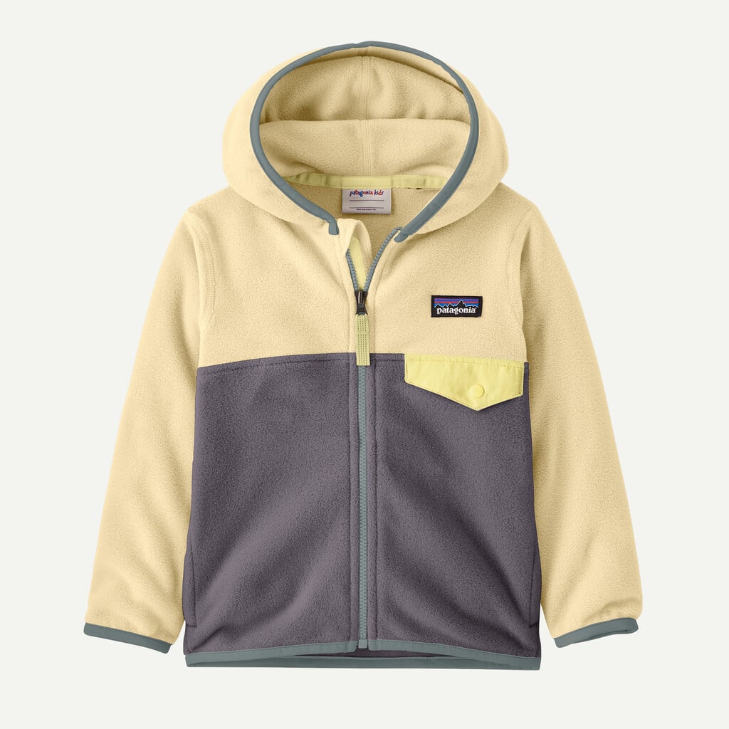 Baby Micro D® Snap-T® Fleece Jacket- May Grey by Patagonia