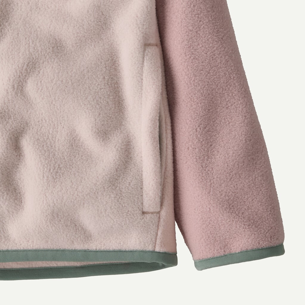 Baby Micro D® Snap-T® Fleece Jacket- Pink Frost by Patagonia