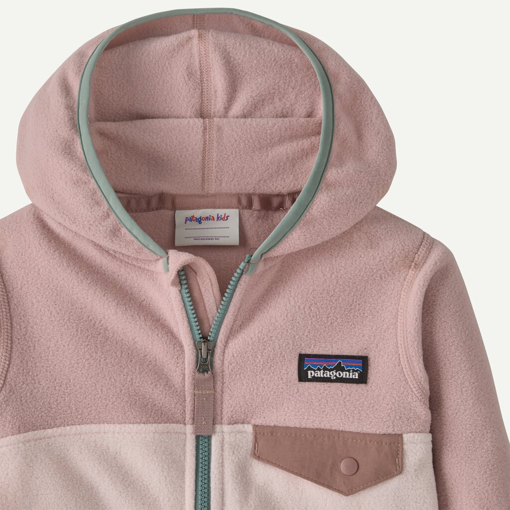 Baby Micro D® Snap-T® Fleece Jacket- Pink Frost by Patagonia