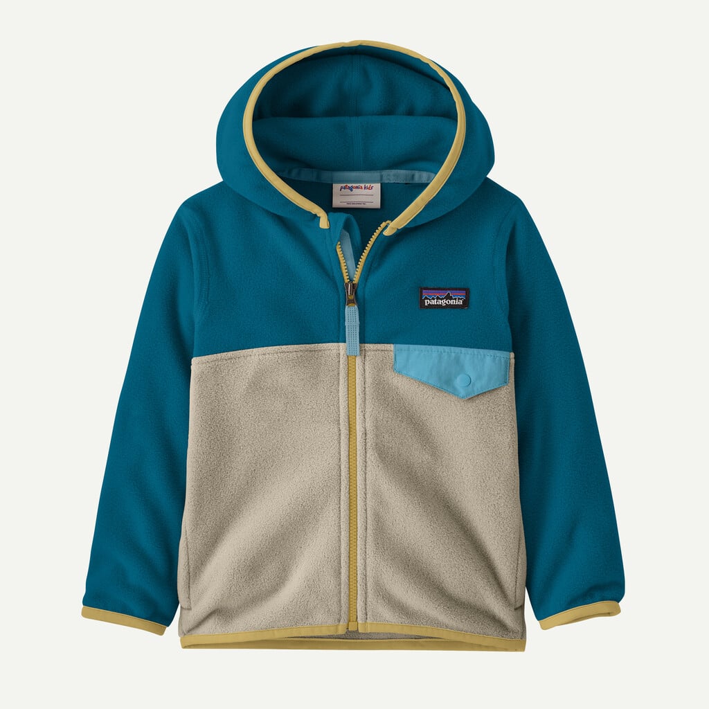Baby Micro D® Snap-T® Fleece Jacket- Weathered Stone by Patagonia