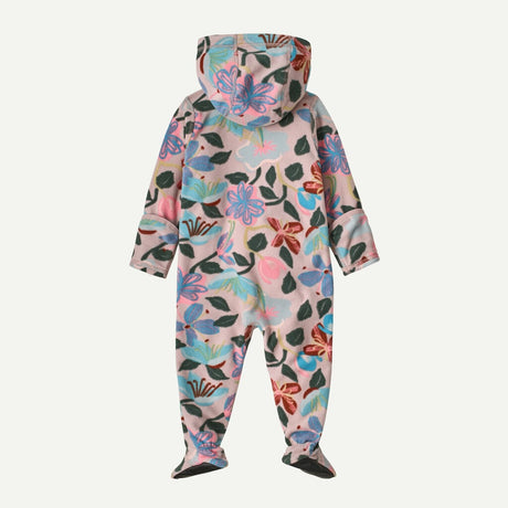 Infant Micro D® Fleece Bunting- Hopes and Blooms: Fuzzy Mauve by Patagonia