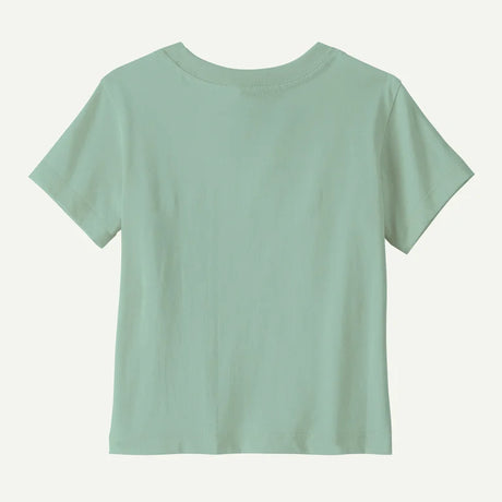 Baby Fitz Roy Skies T-Shirt- Thin Ice by Patagonia