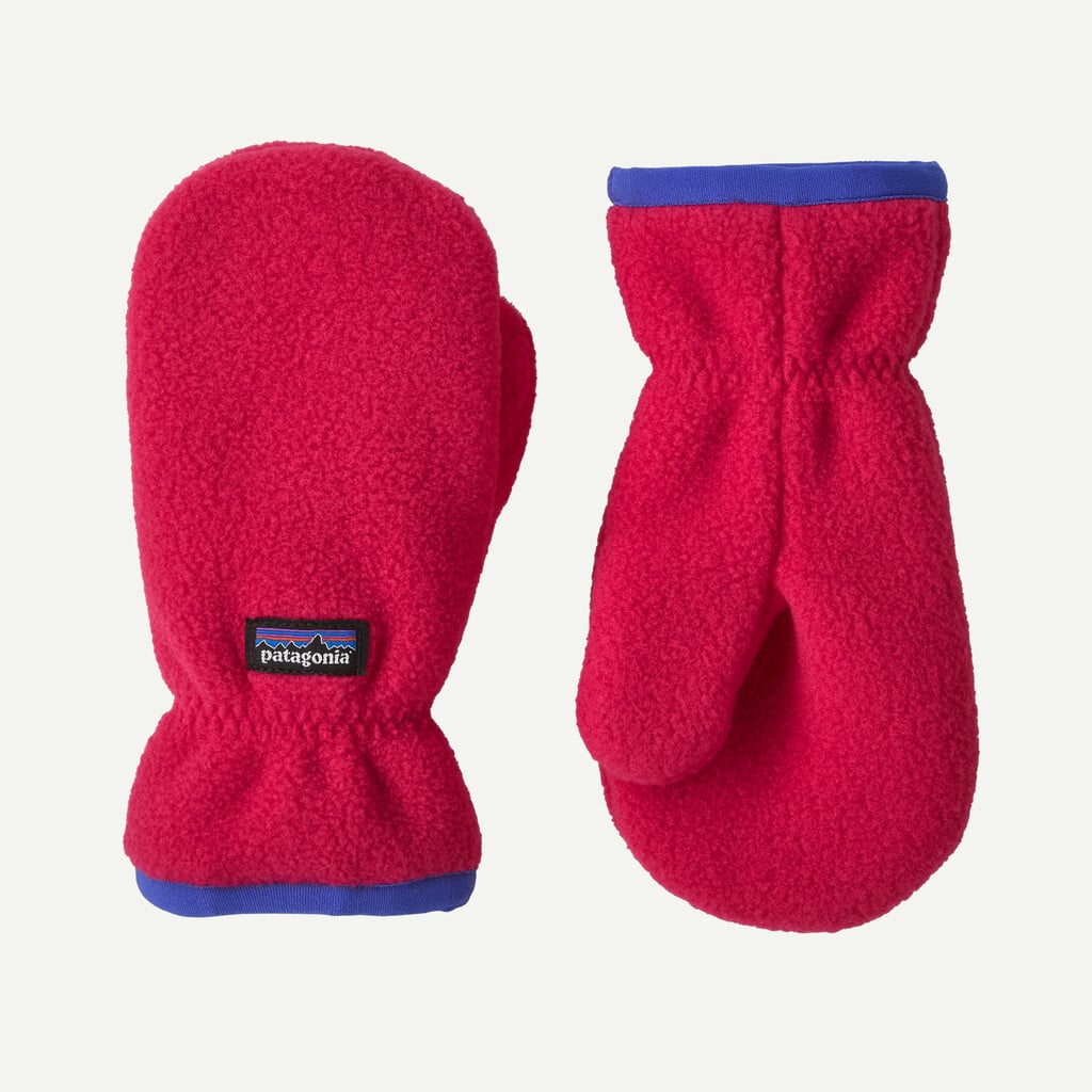 Baby Pita Pocket Mittens- Punchy Pink by Patagonia