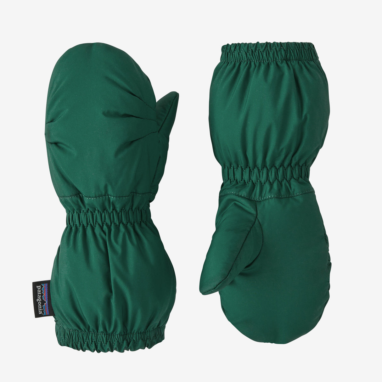 Baby Puff Mittens - Conifer Green by Patagonia