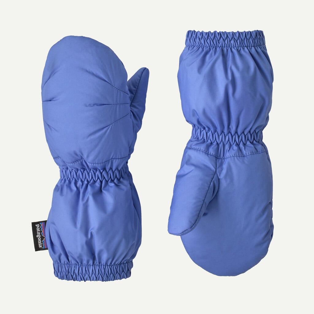 Baby Puff Mittens- Diver Blue by Patagonia