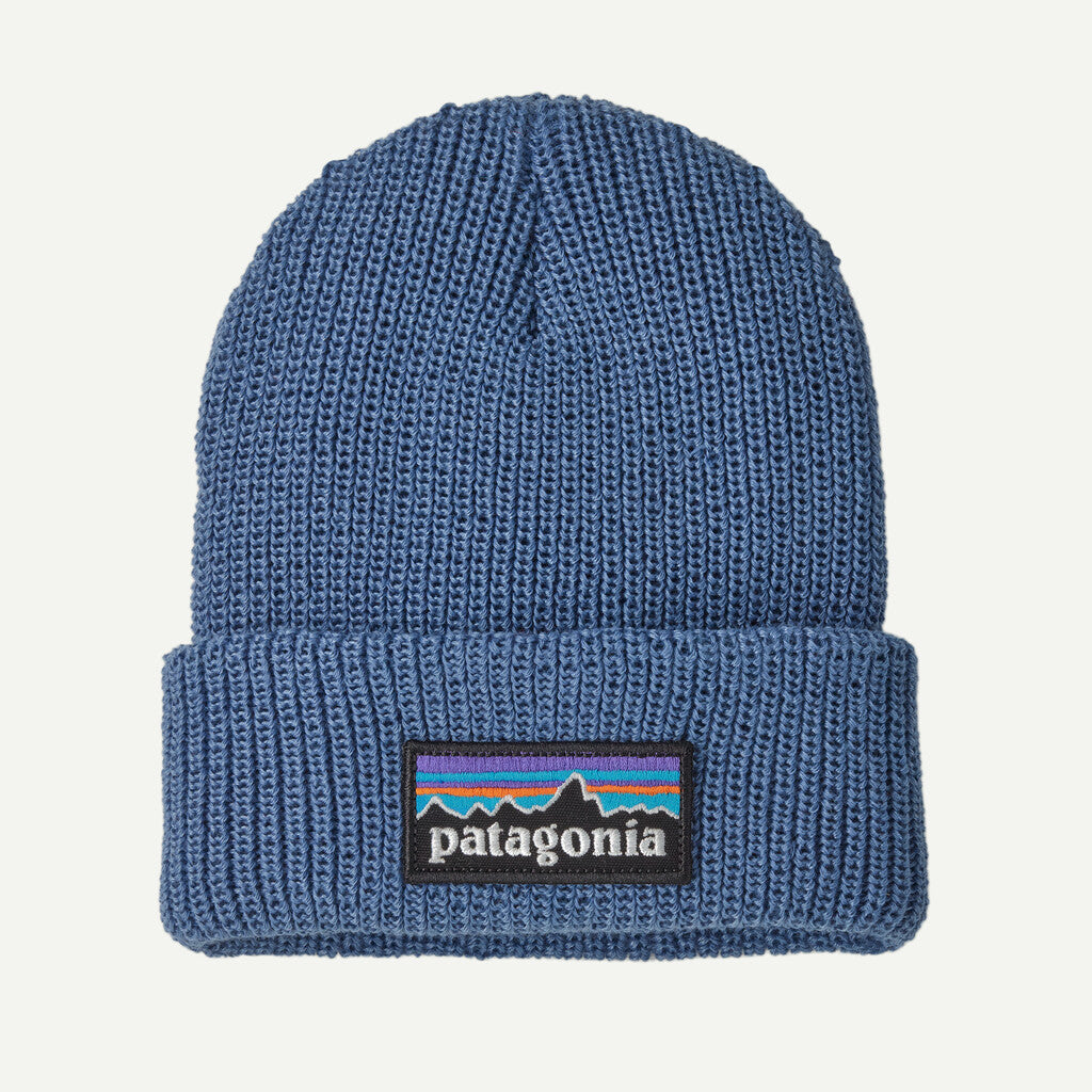 Baby Logo Beanie- P-6 Logo: Barnacle Blue by Patagonia